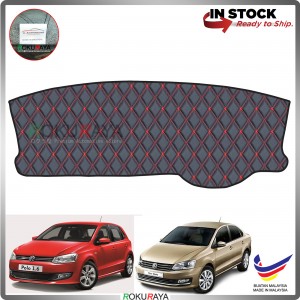 Volkswagen Polo Sedan Hatchback MK5 RR Malaysia Custom Fit Dashboard Cover (RED LINE) 