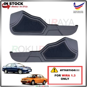 Proton Wira (1.3 ONLY) Side Door Panel Speaker Board Cover Pocket Holder PVC Wrapped (GREY)