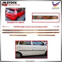 Proton Universal Putra Satria Lintah Vintage WOOD Side Door Moulding Garnish Body Lining Panel