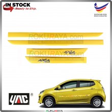 [Y09 SUNFLOWER YELLOW] Perodua Axia Original Side Door Moulding Garnish Body Lining Panel