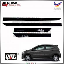 [209 EBONY BLACK] Perodua Axia Original Side Door Moulding Garnish Body Lining Panel