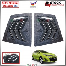 Toyota Yaris 2019 Mustang Rear Triangle Side Window Mirror Cover Louvre Air Terjun