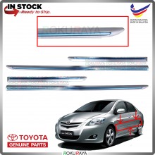 ORIGINAL [1F8 MEDIUM SILVER] 4PCS Toyota Vios NCP93 Dugong Original Side Door Moulding Garnish Body Lining Panel Car Acc