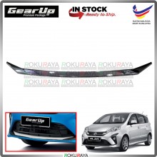 [CHROME] Perodua Alza New 2018 Facelift GEAR UP Front Bumper Grill Bottom Moulding Garnish Trim Car Accessories Parts