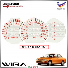 [1.8 MANUAL] Proton Wira Satria Putra C99 1.8EXI DOHC White Red Meter Panel Garnish Decoration Cover Car Accessories