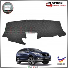 [BLACK LINE] Honda CRV CR-V RM RE 2013-2016 RR Dashboard Cover Leather PU PVC Black Car Accessories Parts