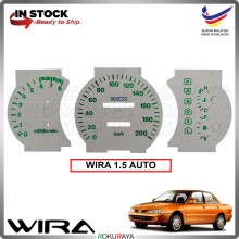 [1.5 AUTO] Proton Wira SPARCO MITSUBISHI GREEN Meter Panel Garnish Decoration Cover Car Accessories Local Parts