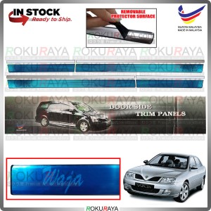 [BESI] Proton Waja Stainless Steel Side Door Moulding Garnish Body Lining Panel Car Accessories Local Parts