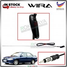 Proton Wira Satria Putra Original Radio Antenna FM AM Stereo Side Aerial Black Retractable Car Accessories