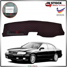 [RED LINE] Nissan Cefiro Maxima A32 Front Dashboard Cover Black Leather PU PVC Car Accessories Local Parts