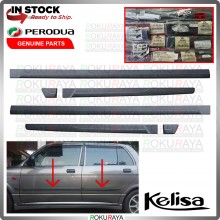 [ORIGINAL] 4in1 Perodua Kelisa Facelift 04 Genuine Side Door Moulding Molding Garnish Body Lining Panel Car Accessories