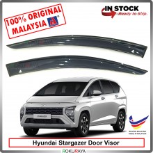 [11CM WIDTH] Hyundai Stargazer 2Door New Original AG Rain Door Visor Air Press Wind Deflector Car Accessories Local Parts