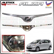 [ORIGINAL GENUINE PART] Perodua Alza 2009 Front Bumper Top Grill Grille Sarong Chrome Garnish Moulding Molding