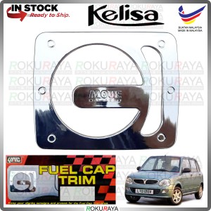 [YAC CHROME] Perodua Kelisa Move Daihatsu JDM ABS Plastic Fuel Gas Tank Cap Garnish Moulding Cover Trim Car Acc