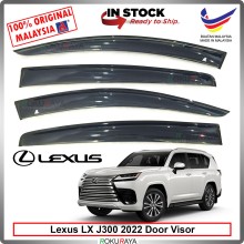 [11CM WIDTH] Lexus LX Series J300 2022 Original AG Rain Sun Wind Deflector Door Visor Air Press Car Accessories