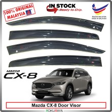 [11CM WIDTH] Mazda CX-8 CX8 Original AG Rain Sun Wind Deflector Door Visor Air Press Car Accessories