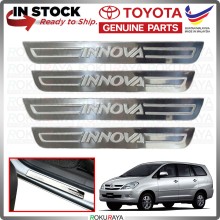 [BESI] PZ024 Original 4PCS Toyota Innova Old Scuff Stainless Steel Side Sill Kicking Plate Garnish Moulding Cover Trim