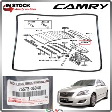 75573-06040 Toyota Camry ACV40 ACV41 Rear Wind Shield Roof Moulding Rubber Seal Cover Gasket Insulation Weather Strip