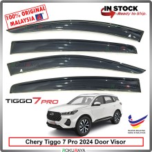 [11CM WIDTH] Chery Tiggo 7 Pro 2024 Original AG Rain Sun Wind Deflector Door Visor Air Press Car Accessories