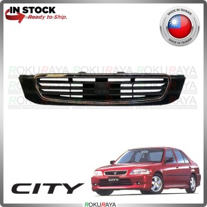 Honda City SX8 TAIWAN CHROME ABS PLASTIC Front Bumper Top Grill Grille Sarong Chrome Garnish Moulding Molding