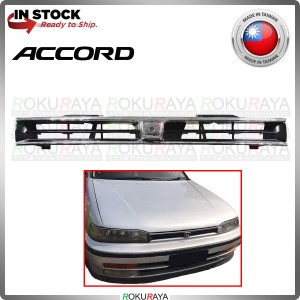 Honda Accord SM4 Facelift CHROME ABS PLASTIC Front Bumper Top Grill Grille Sarong Chrome Garnish Moulding Molding