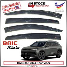 [11CM WIDTH] BAIC BEIJING X55 2024 Original AG Rain Sun Wind Deflector Door Visor Air Press Car Accessories
