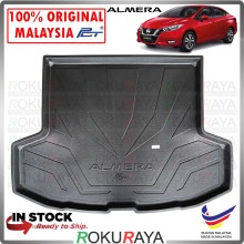 Nissan Almera N18 Turbo 1.0 2019 Custom Fit Original PE Non Slip Rear Trunk Boot Cargo Tray Car Accessories