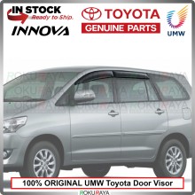 [100% ORIGINAL UMW TOYOTA] Toyota Innova Old 2004-2014 Rain Sun Wind Deflector Door Visor Air Press Gutter Car