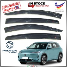 [BIG 11CM WIDTH] Proton e.Mas Emas 7 EV 2024 Original AG Rain Sun Wind Deflector Door Visor Air Press Car Accessories
