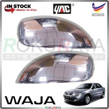 [CHROME] Proton Waja All Models ABS Plastic Side Mirror Garnish Moulding Cover Trim Car Accessories Parts