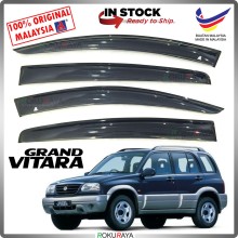 [BIG 13CM WIDTH] Suzuki Grand Vitara 2G 2000 Original AG Rain Sun Wind Deflector Door Visor Air Press Car Accessories