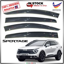 [BIG 11CM WIDTH] Kia Sportage CKD 2025 Original AG Rain Sun Wind Deflector Door Visor Air Press Car Accessories