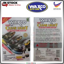 100% Original Waxco Headlamp Clear Light Lens Restorer & Treatment (150ml)