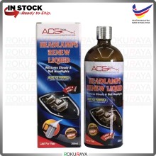 100% Original ACE SERIES HEADLAMPS RENEW LIQUID Headlamp Repair/ Restoration Solution Liquid/coating chemical (200ml)