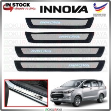 [BESI with LED] Proton Innova 2G 2016-2019 Stainless Steel Chrome Side Sill Kicking Plate Garnish Moulding Cover Trim