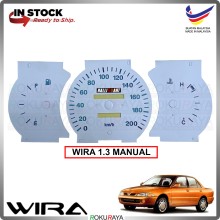 [1.3 MANUAL] Proton Wira RALLIART BLUE Meter Panel Garnish Decoration Cover Car Accessories Local Parts