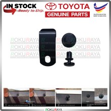 100% Original Toyota Malaysia Door Visor Clip Bonnet Rear Fastener Steel Bracket Rubber Cover (For 1Hole)