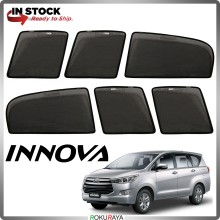 [6PCS] Toyota Innova 2G 2016-2022 OEM Custom Fit Magnetic Sun Shade Sunshade