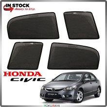 [4PCS] Honda Civic FD 2006-2012 OEM Custom Fit Magnetic Sun Shade Sunshade