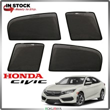 [4PCS] Honda Civic FC 2016-2021 OEM Custom Fit Magnetic Sun Shade Sunshade