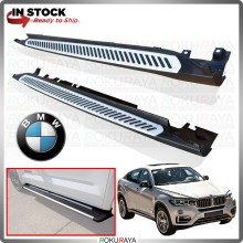 BMW X6 F16 2015-2019 Custom Fit Original Door Side Foot Step Running Board Aluminium Skirt Bar Bracket