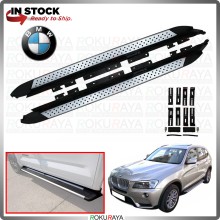 BMW X3 F25 2011-2017 Custom Fit Original Door Side Foot Step Running Board Aluminium Skirt Bar Bracket