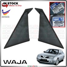 [ORIGINAL NEW] 2PCS Proton Waja FRONT INNER MIRROR Sash Side Door Delta Triangle Window Cover Black
