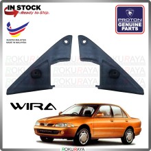 [WITH HOLE] Proton Wira Original FRONT INNER MIRROR Sash Side Door Delta Triangle Window Cover Black