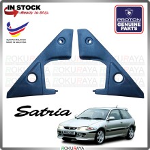 [ORIGINAL] 2PCS Proton Satria Gti FRONT INNER MIRROR Sash Side Door Delta Triangle Window Cover Black
