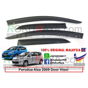 Perodua Alza 2009 AG Door Visor Air Press Wind Deflector (Small 7cm Width)