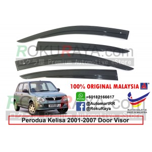 Perodua Kelisa 2001-2007 AG Door Visor Air Press Wind Deflector (AG Mugen Design)