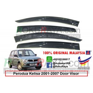 Perodua Kelisa 2001-2007 AG Door Visor Air Press Wind Deflector (Big 12cm Width)