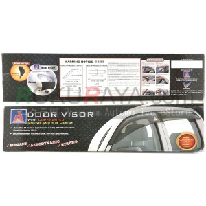 Perodua Kelisa 2001–2007 AG Door Visor Air Press Wind Deflector (Small 7cm Width)