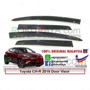 Toyota CHR CH-R 2016 AG Door Visor Air Press Wind Deflector (Flat 10cm Width)